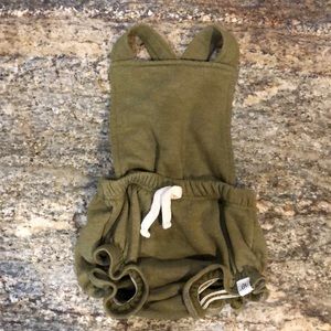 Lulu and Roo Olive romper